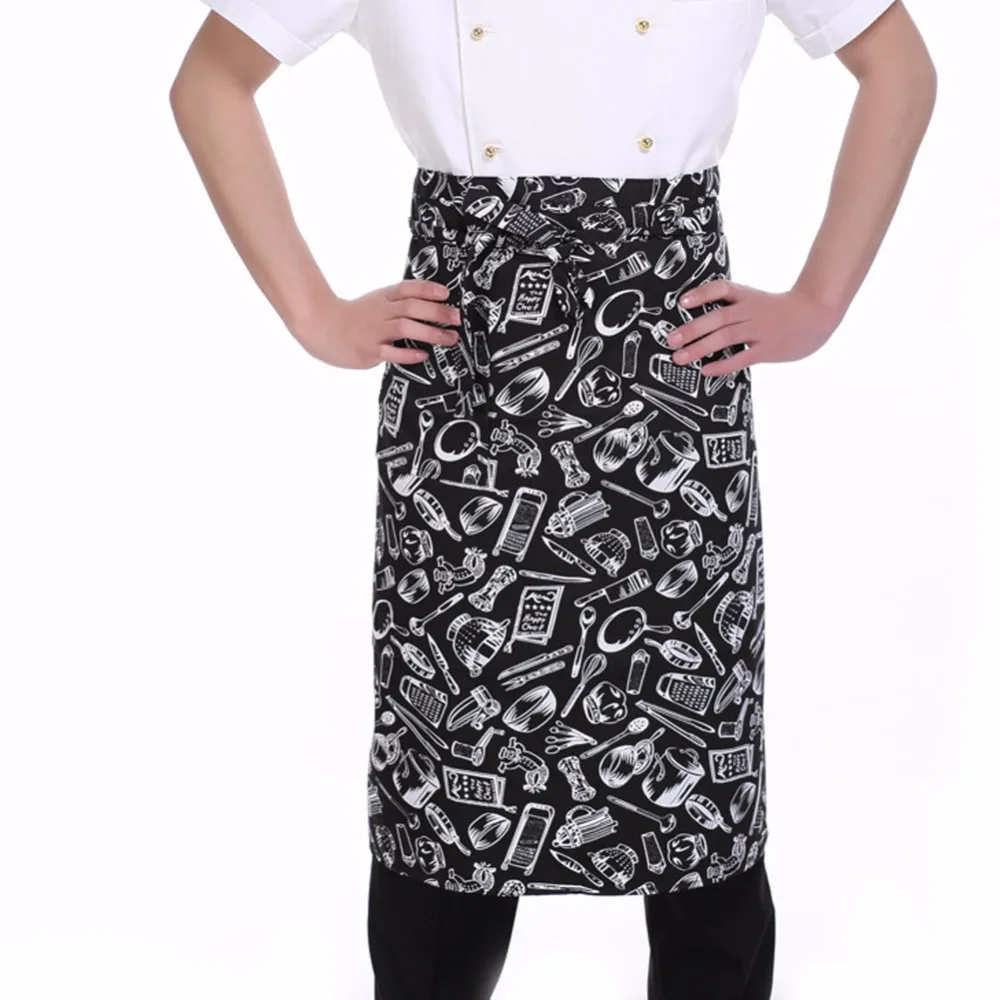 Kitchen Aprons Half length Long Waist Apron Catering Chefs Waiters