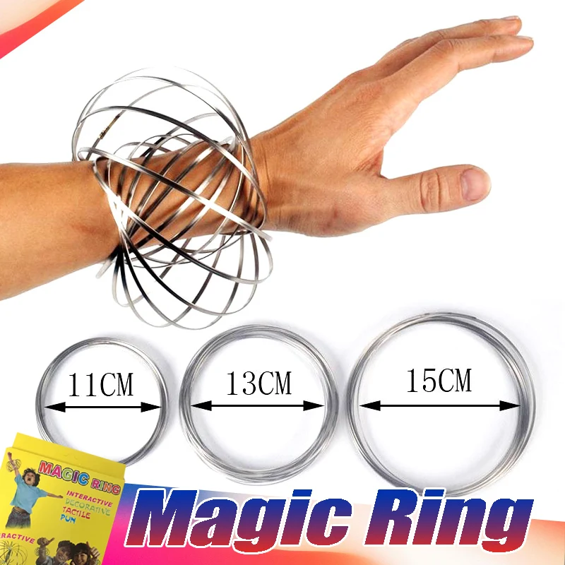 50pcs Wholesale 3d Magic Flow Ring Kinetic Spring Toy Metal Finger Toys Magic Rolling Bracelet Stainless Interactive With Box Bracelet Stainless Bracelet Wholesalebracelet Bracelet Aliexpress