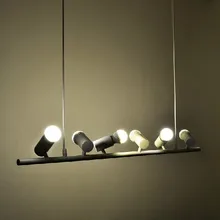 Нордическая белая птица Droplight современный 6 кулон с птицами светильники приспособление для дома в помещении столовой фойе ресторана спальни освещения L1m