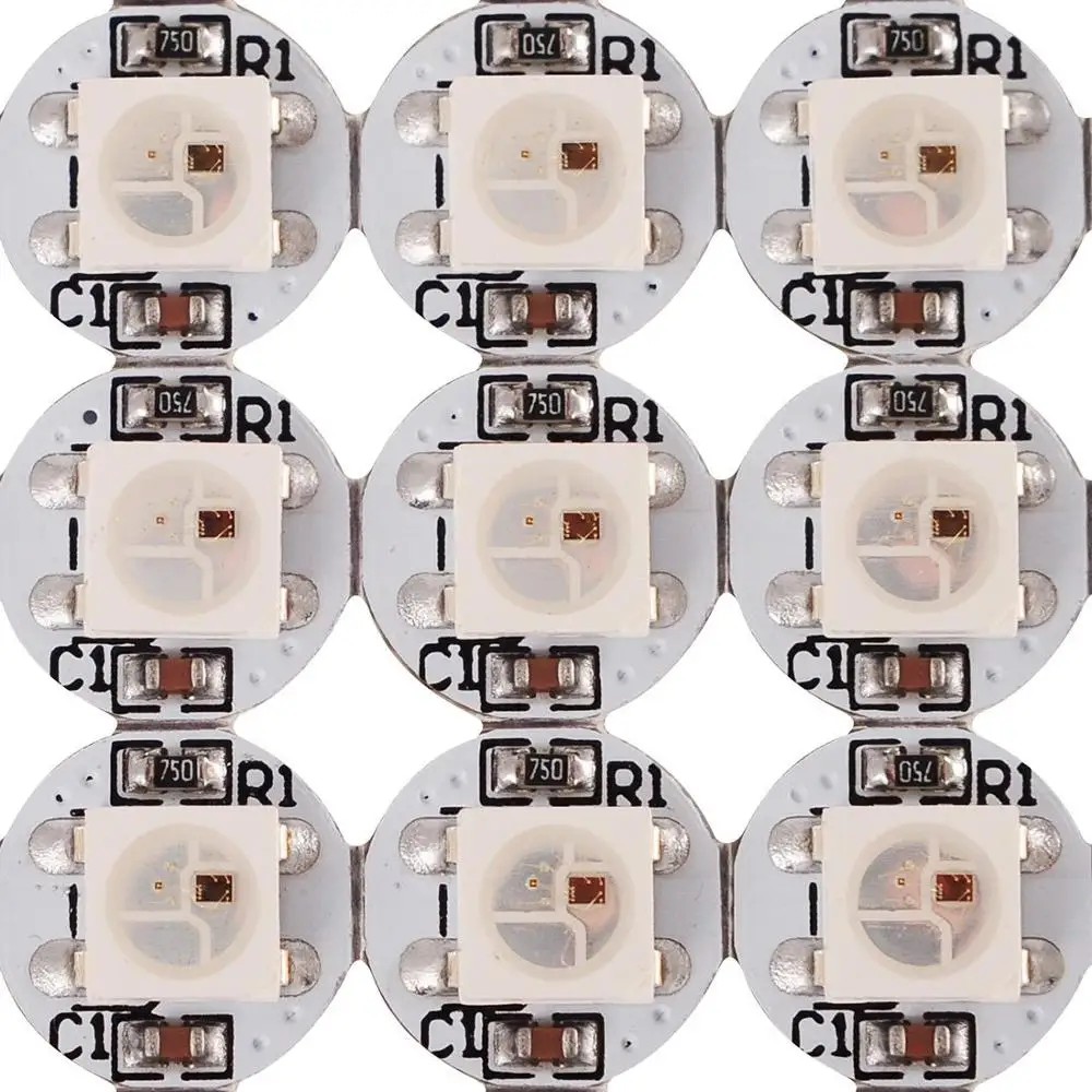 100 ~ 1000 шт. WS2812B WS2812 светодиодный чип PCB радиатор постоянного тока 5 в 5050 RGB WS2811 IC