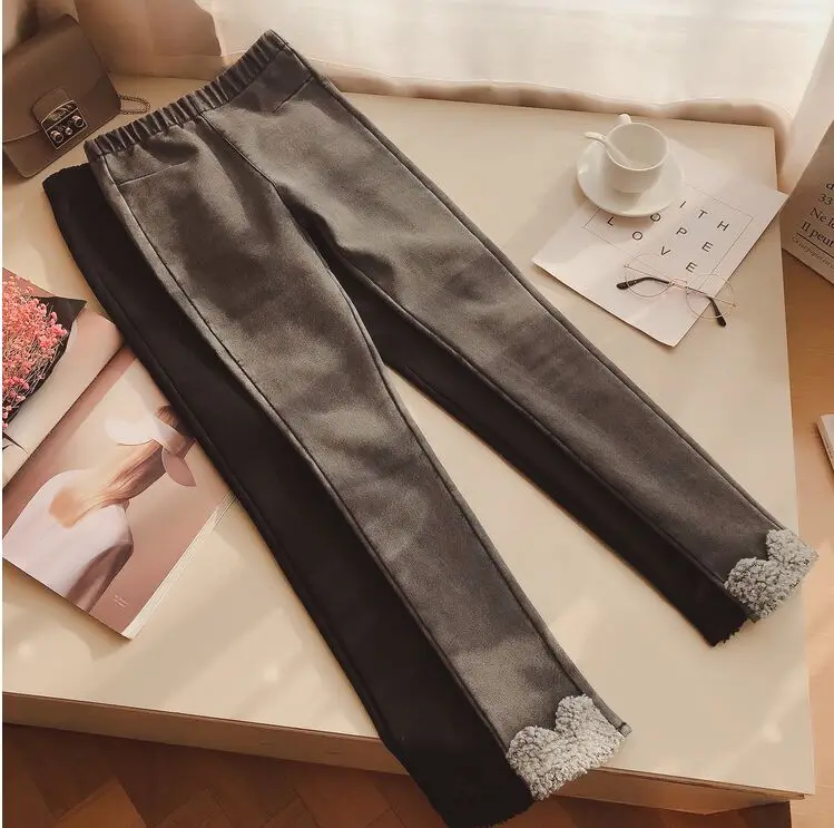 2018 Special Offer Women Jeans Winter Women Waist Thick Skinny Jeans Stretch Pencil Pants Warm Trousers Female Femme Velvet