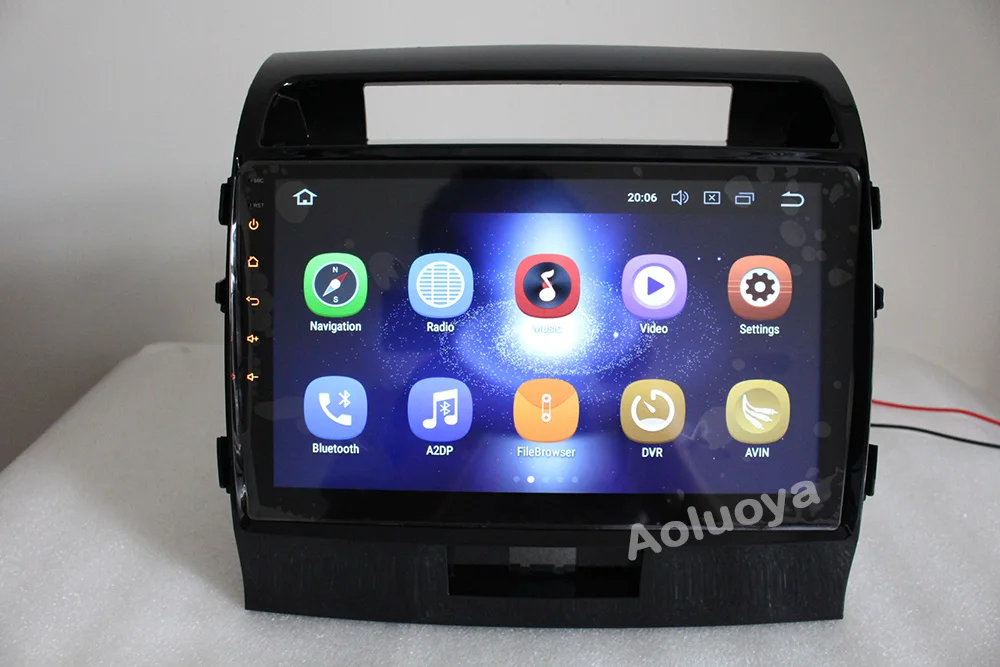 Best Aoluoya 10.2" IPS 2GB RAM Quad Core Android 7.1 CAR DVD PLAYER For Toyota Land Cruiser 200 LC200 2008-2015 Radio GPS Navigation 1