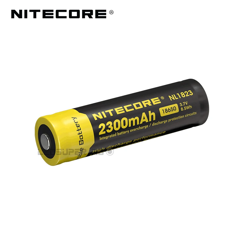 2 PCS Original Nitecore NL1823 2300mAh 3.7V Rechargeable 18650 Li ion Battery for LED Flashlight 2 PCS Original Nitecore NL1823 2300mAh 3.7V Rechargeable 18650 Li ion Battery for LED Flashlight