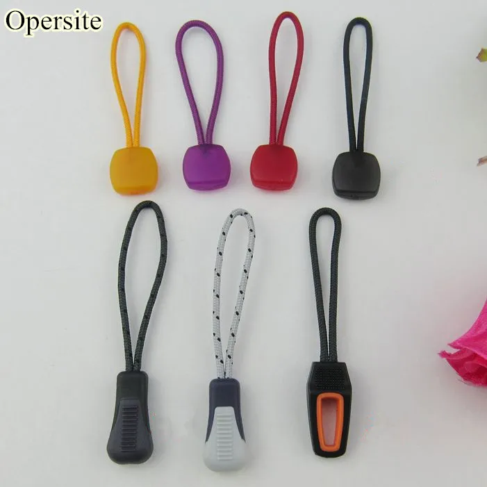 

25 x waterproof Plastic Zipper Pull Cord*Zip Puller*Zip Fastener*zip slider*zipper replacement outdoor clothes free shipping