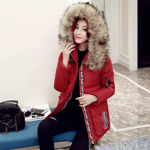 Cheap 2016 Winter New Product Korean Easy Thickening Cotton-padded Clothes Woman Short COAT uper Enlarge Code 086150110