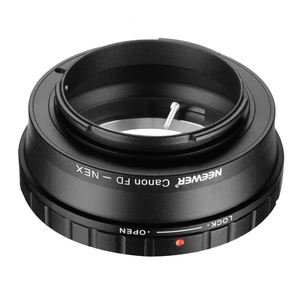 Neewer Крепление объектива переходное кольцо для Canon FD/FL объектив sony Alpha NEX E-Mount DSLR камер Камера подходит sony NEX-3/3C/3N/5/5C/5N/5R/5 T/6/7 /F3/VG10