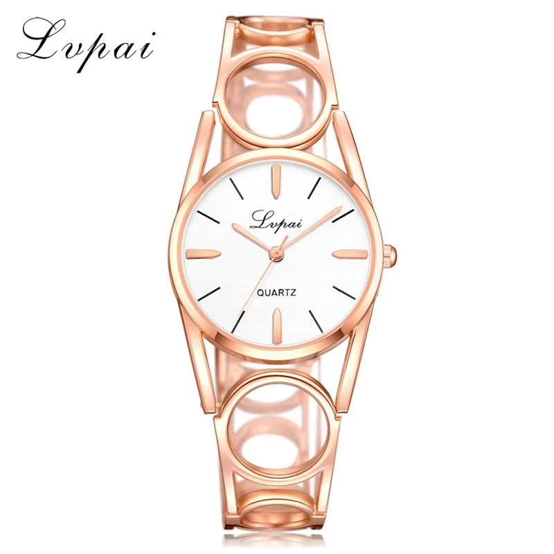 Lvpai известный бренд новые женские модные роскошные часы из розового золота с бриллиантами Женские наручные часы повседневные женские кварцевые часы LP214