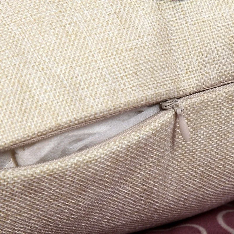 XUNYU Golden Retriever Linen Pillow Case Sofa Square Decorative Pillow Cover Dog Pattern Cushion Cover 45X45cm AC005