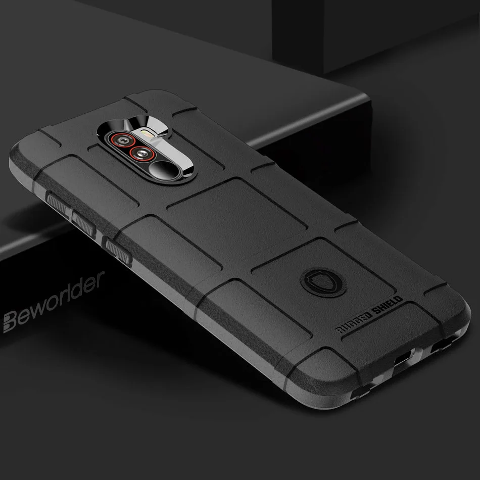 Защитный чехол для Xiaomi PocoPhone F1 военный защитный прочный силиконовый Poco
