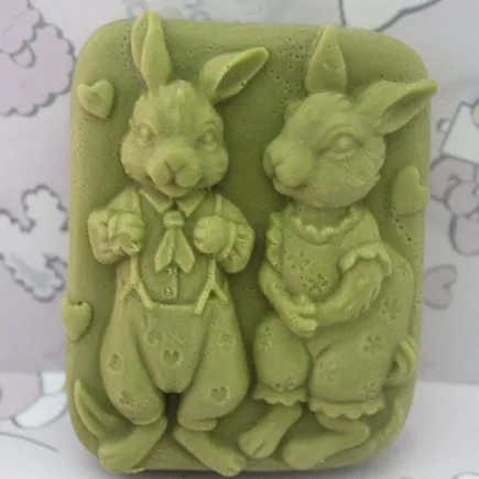 

C213 soap mold/handmade soap mold/silicone mold/soap die/silica gel soap die love the rabbi