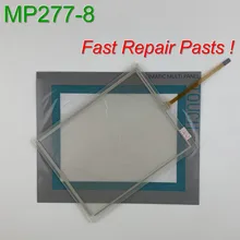 6AV6643-0CB01-1AX1 MP277-8 inch Membrane Film+Touch Glass for SIMATIC HMI Panel repair~do it yourself, Have in stock
