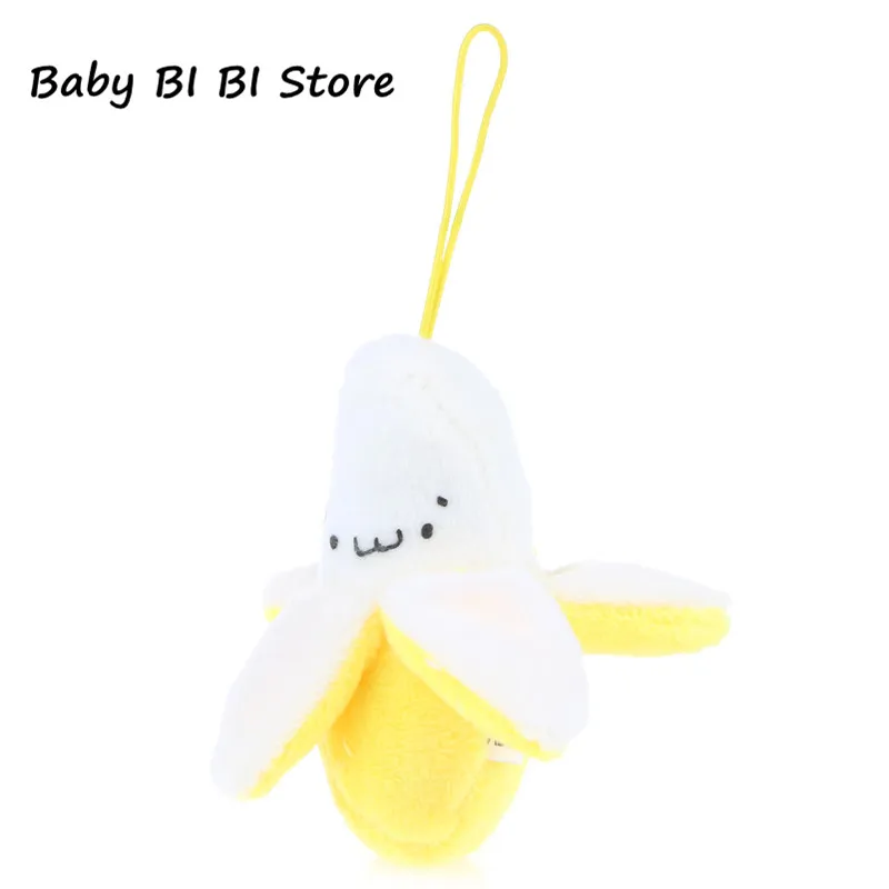 

1Pc 7cm Cute Cartoon Stuffed Plush Soft Banana Doll Toy Birthday Gift Pendant