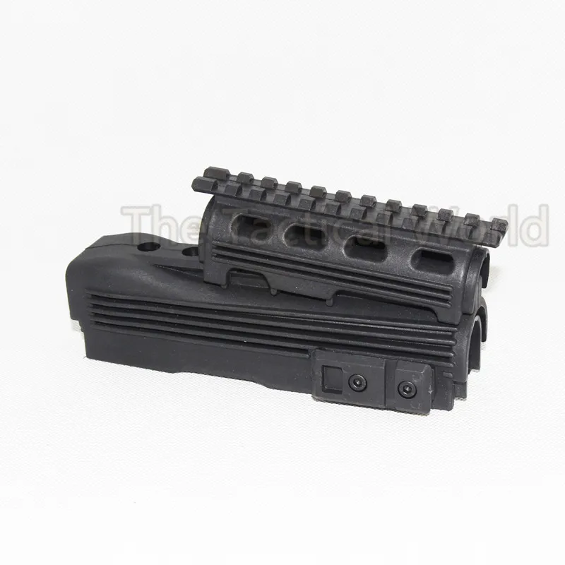 الاكسسوارات صيد الادسنس التكتيكية handguard ak 47 AK74 سترايك البوليمر سلسلة ak handguard upp القضبان إدراجات جير السفلى