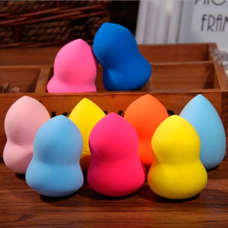 50Pcs Makeup Sponge Blender Foundation Powder Puff Cosmetic Puff Makeup