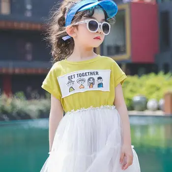 

2020 Toddler Girls T-shirts Tops Tees + Skirts Summer Boutique Outfits Teenagers Tiener Meisjes Kleding Teen Girls Cloting Sets