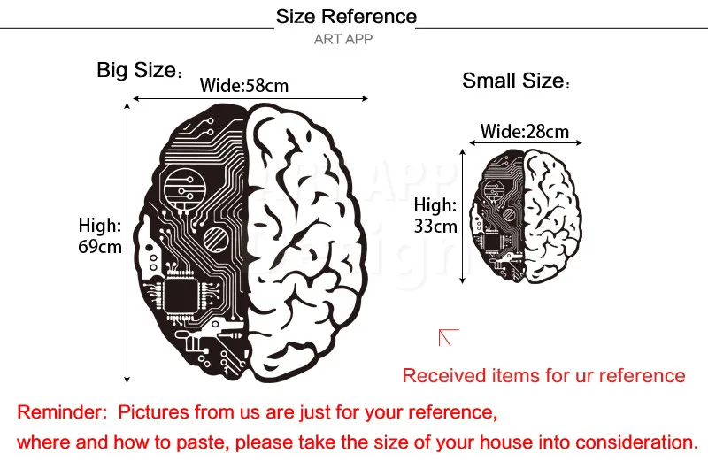 Хорошее качество арт-дизайн цепи мозг дешевые украшения дома ПВХ стикер съемный виниловые дом Декор электронный комнатный наклейки