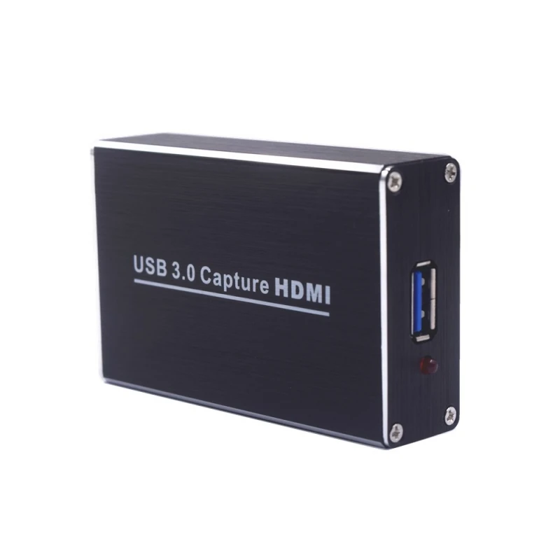 

HDMI Video Capture with USB3.0/2.0 Dongle 1080P 60FPS Drive-Free Capture Card Box for Windows Linux Os X System