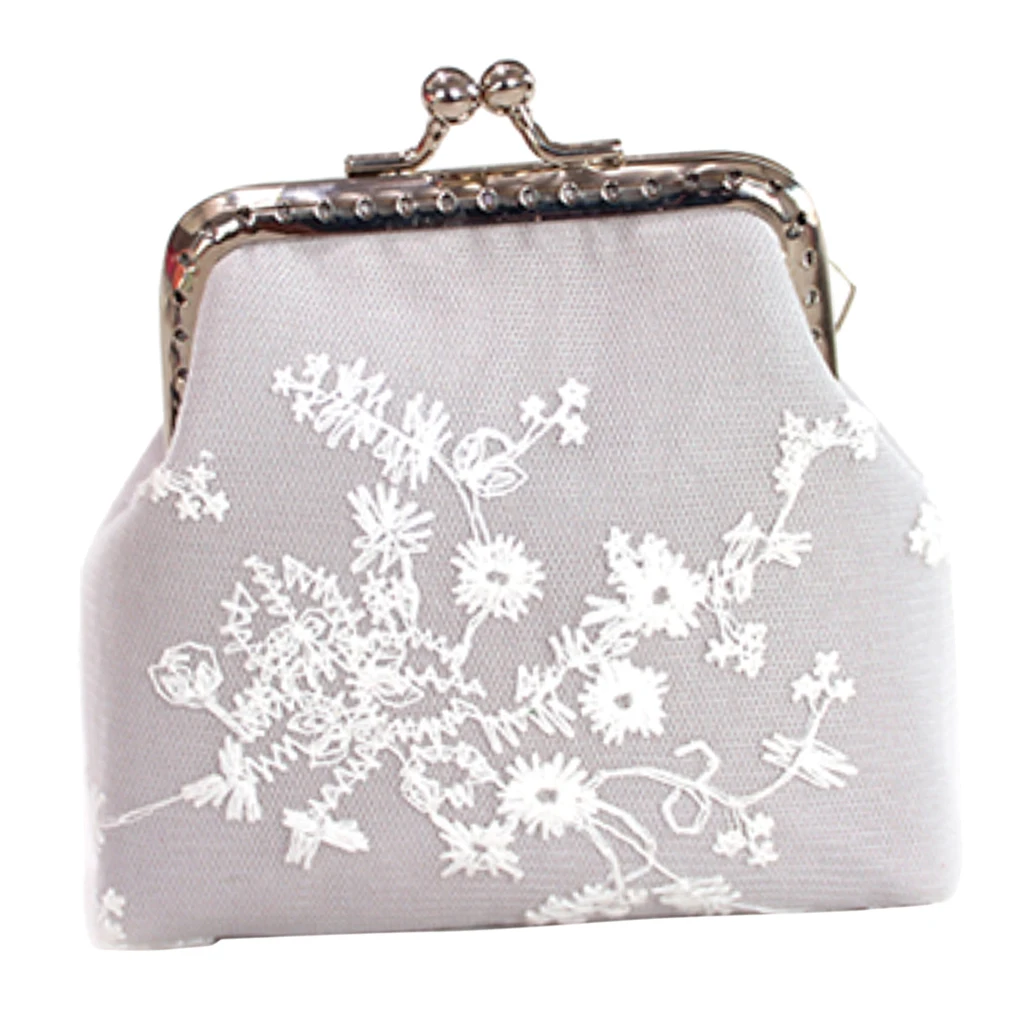 Handmade Metal Kiss Clasp Frame Flower Clutch Purse Complete Kits for Making Your Own Handbag