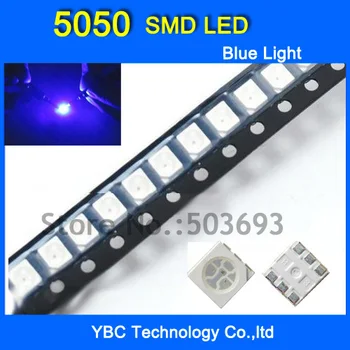 

5050 SMD LED 200pcs/lot Ultra Bright Blue Diode Wholesale