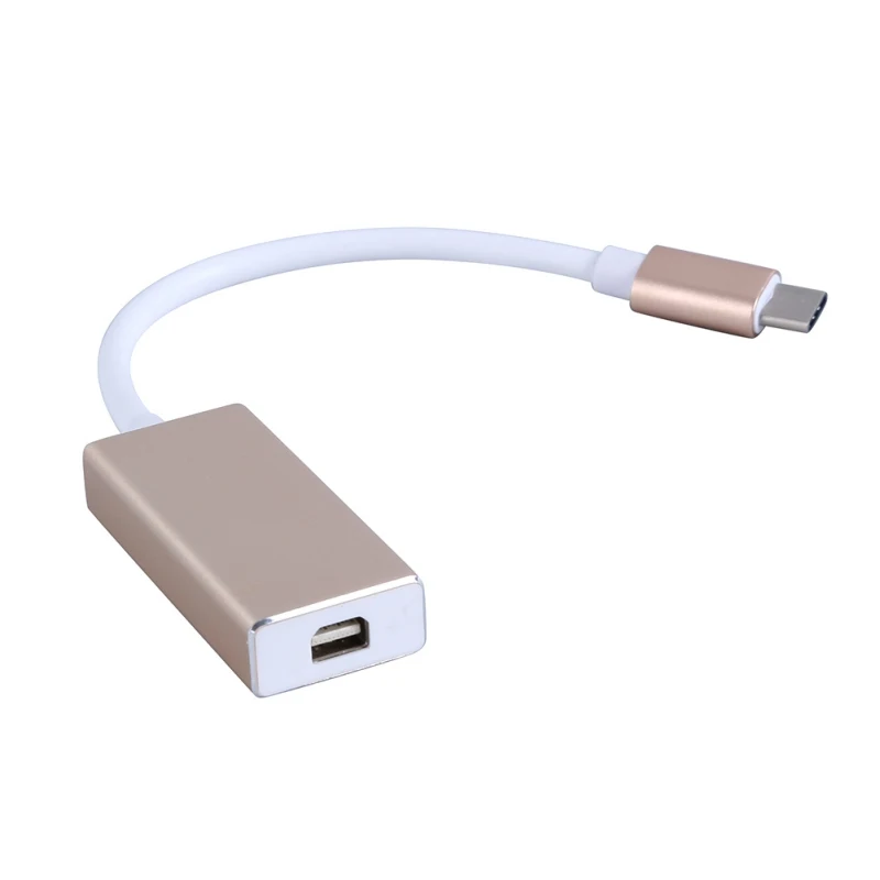 4K USB C to Mini DP Cable USB 3.1 Type C to Mini Display Port Adapter a Second Display and Monitor for Apple Macbook Chromebook 4K USB C to Mini DP Cable USB 3.1 Type C to Mini Display Port Adapter a Second Display and Monitor for Apple Macbook Chromebook