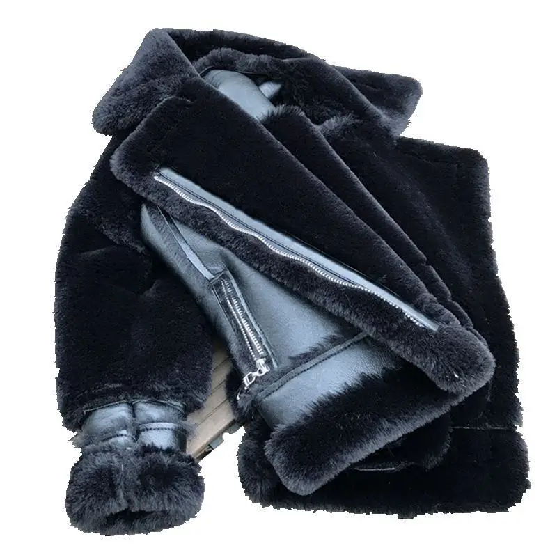 baby boy shearling coat