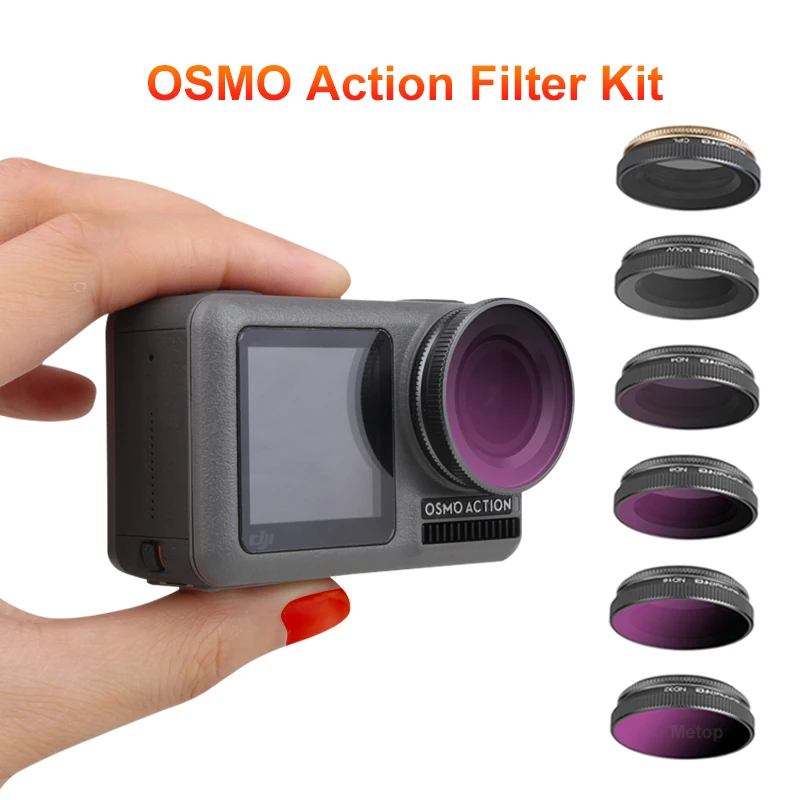 Фильтры для камеры OSMO Action CPL/ND4/ND8/ND16/ND32 PL круговой поляризатор фильтр DJI Acessories |