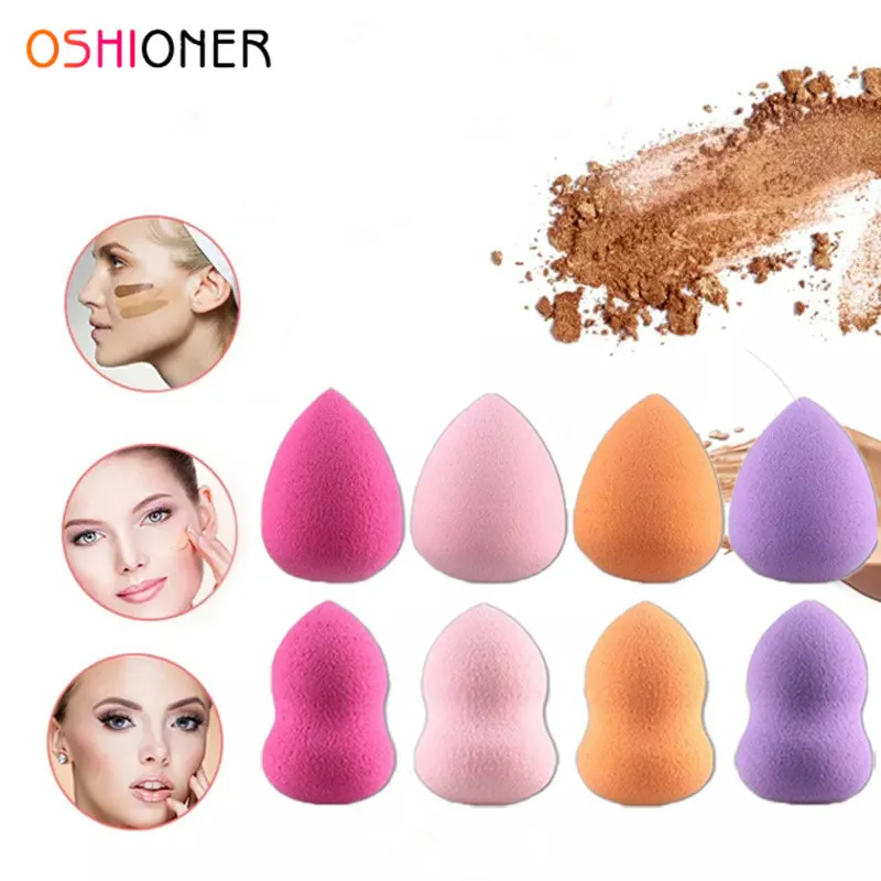 

4Pcs Foundation Sponge Facial Makeup Cosmetic Puff Base Liquid Powder Cosmetic Tools for Make up