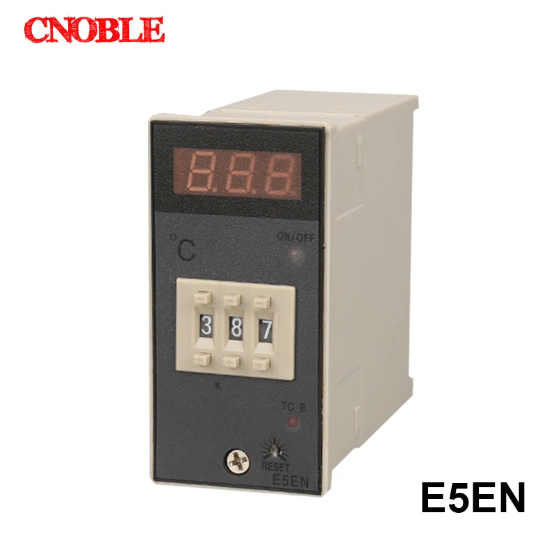 

AC 220V 3A K Type Temperature Controller,E5EN 0-399C LED Digital Display Control Meter