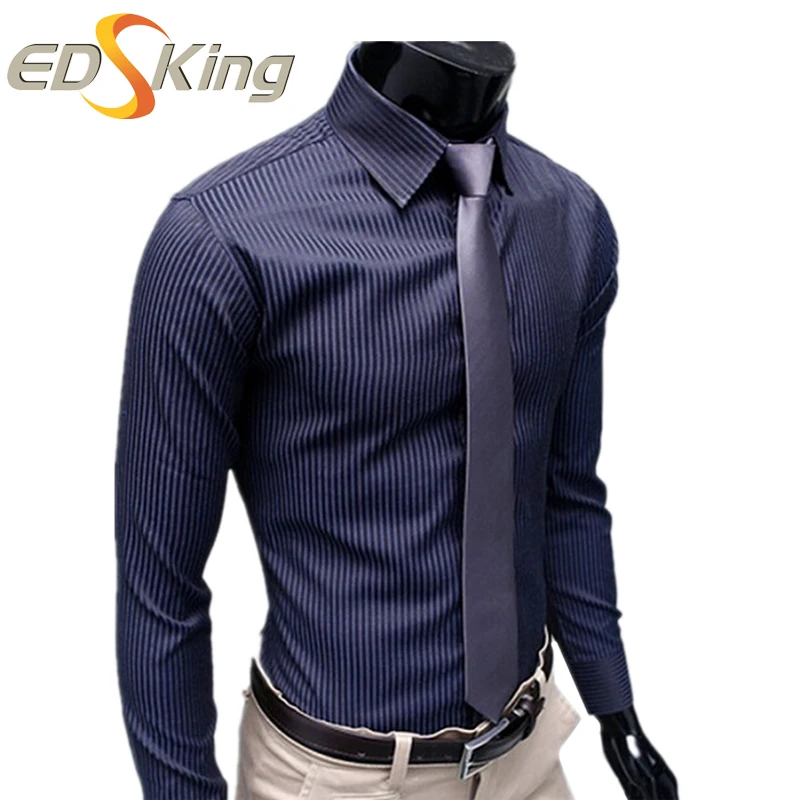 2017 Nuevos hombres de la Llegada camisa A Cuadros de