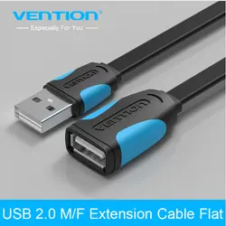 Vention USB 2,0 для подключения к usb-адаптеру USB кабель 1 м 2 м 3 м удлинитель шнур провод супер Скорость синхронизации данных USB2.0 мм, удлиняющий