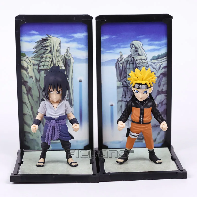 

NARUTO TAMASHII BUDDIES Uchiha Sasuke + Uzumaki Naruto PVC Figures Collectible Model Toys 2pcs/set