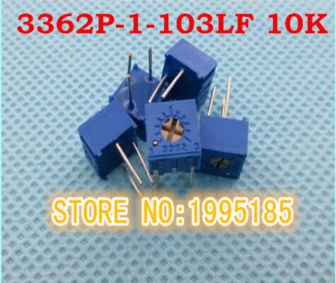 10 шт. 3362 P 103 Φ k круговой Потенциометр 103|potentiometer 10|potentiometer 3362potentiometer |