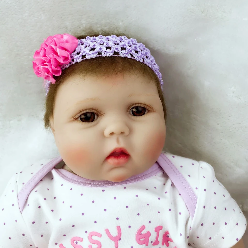 KEIUMI реалистичные куклы Reborn Babies 22 &quot55 см Силиконовая виниловая кукла для