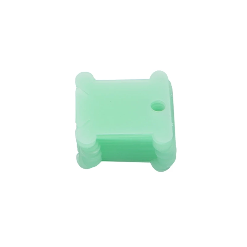 100 шт./упак. вышивка нить ремесло катушка с нитками крестиком пластиковый держатель для хранения - Цвет: Зеленый