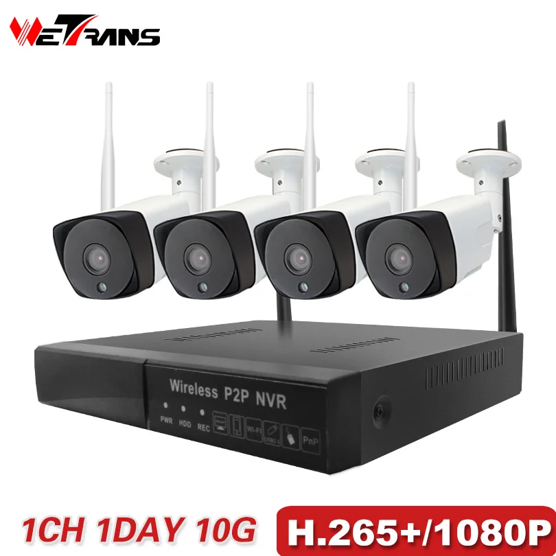 Security Camera System H 265 Wireless NVR 1080P Full HD font b Outdoor b font Camera