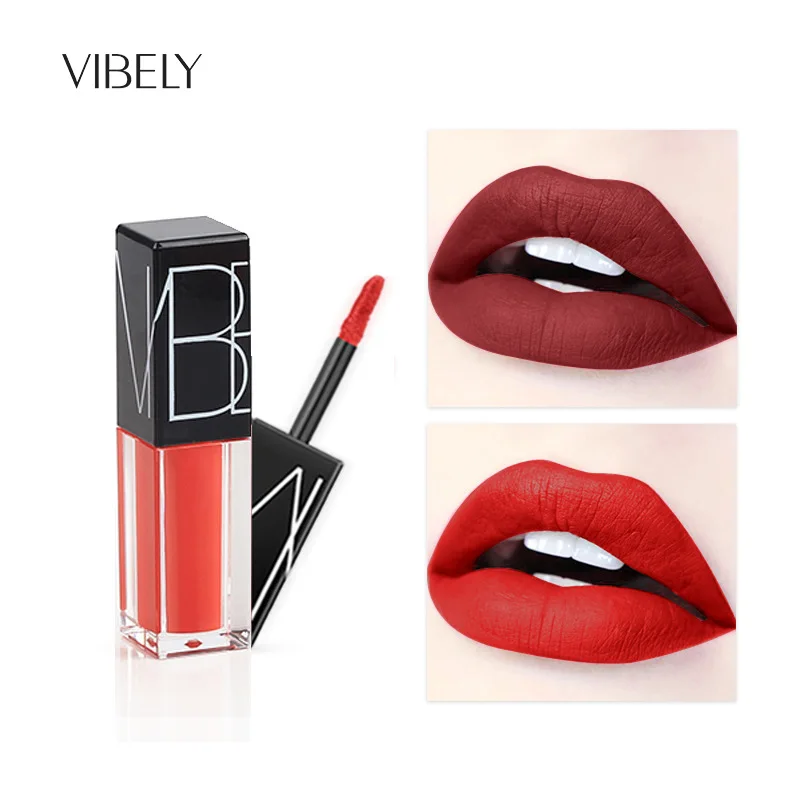VIBELY 8colour Lipstick Lip Gloss Professional Makeup Matte Long Lasting Cosmetics Maquiagem | Красота и здоровье