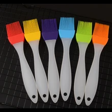 Silicone Cream Spatula Cream Brush Baking Oil Brush Nylon Handle Mixing Shovel Butter Scraper Flour Scrapers 5 Optionals