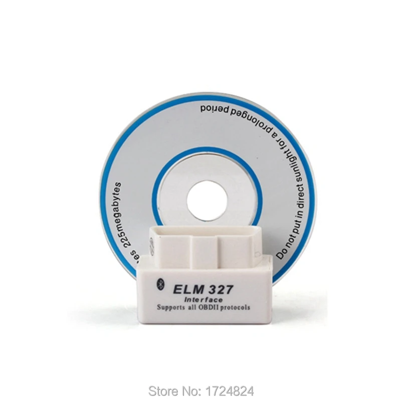 Новейший Белый Супер Мини elm327 Bluetooth V2.1 OBD2 OBDII ELM 327 Универсальный автоматический