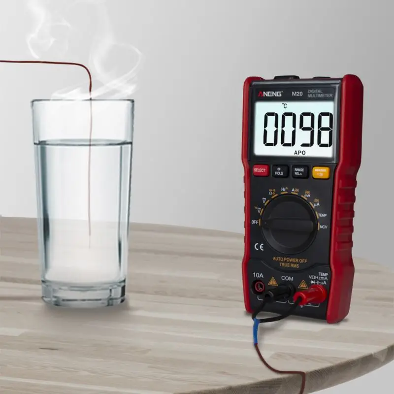 

M20 Digital Multimeter 6000 Counts Esr Meter True RMS Voltmeter NCV Frequency Temperature Battery Tester Auto Range