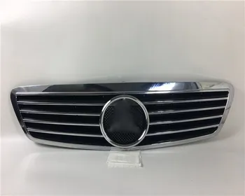 

eOsuns Front Bumper Grill Grille for Mercedes-Benz S Class W220 S280 S320 S350 S500 S600 1998-2005