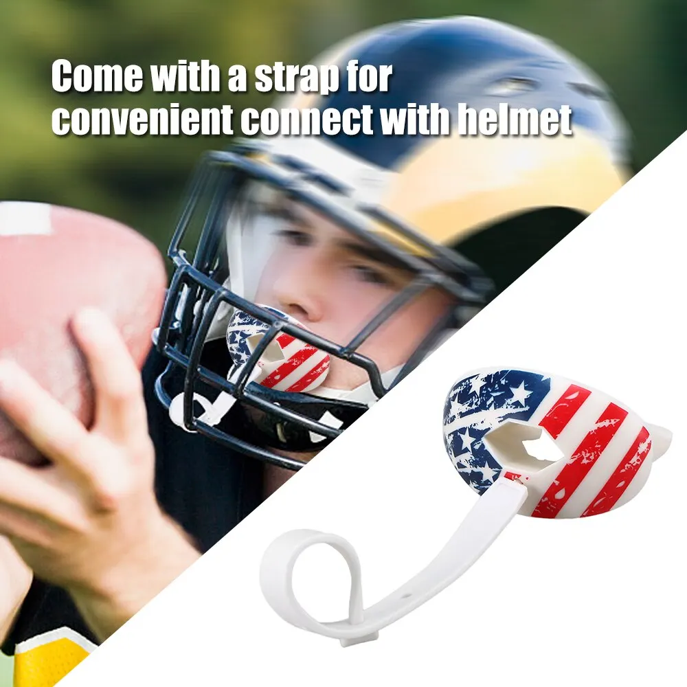 Rugby Mouth Guard Food Grade Tooth Protector American Football Mouthguard Lip Protection Mouth Guard Tooth Brace Protection