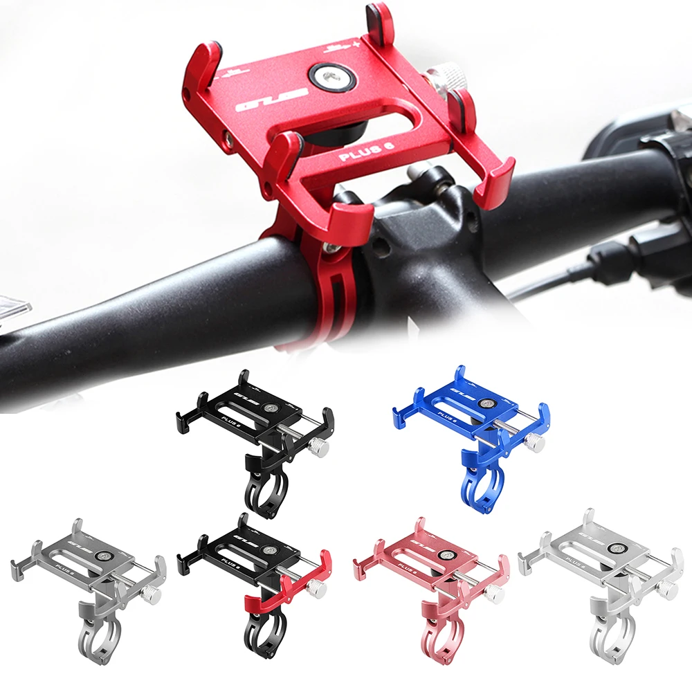 GUB Bicycle Phone Holder 360 Degree Rotating Length Adjustable Aluminum Bike Handlebar Mount Cycling Clip-on Clamp | Спорт и