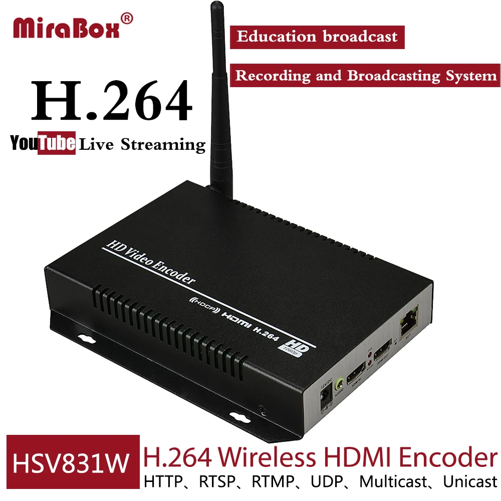 Беспроводной кодировщик HSV831W H.264 для прямой трансляции YouTube|encoder hdmi|hdmi hdmihdmi wireless |