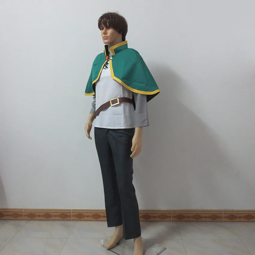 Kono Subarashii Sekai ni Shukufuku o!! Satou Kazuma KonoSuba Kazuma Cosplay  Costume, Verde Set Roupas, Frete Grátis