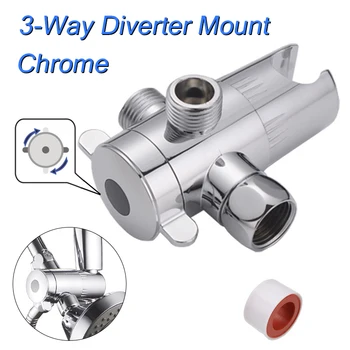 

Water Diverter three-way Handshower Switch Water Flow facucet cartridges Adapter shower head Connector Toilet Bidet Faucet Split