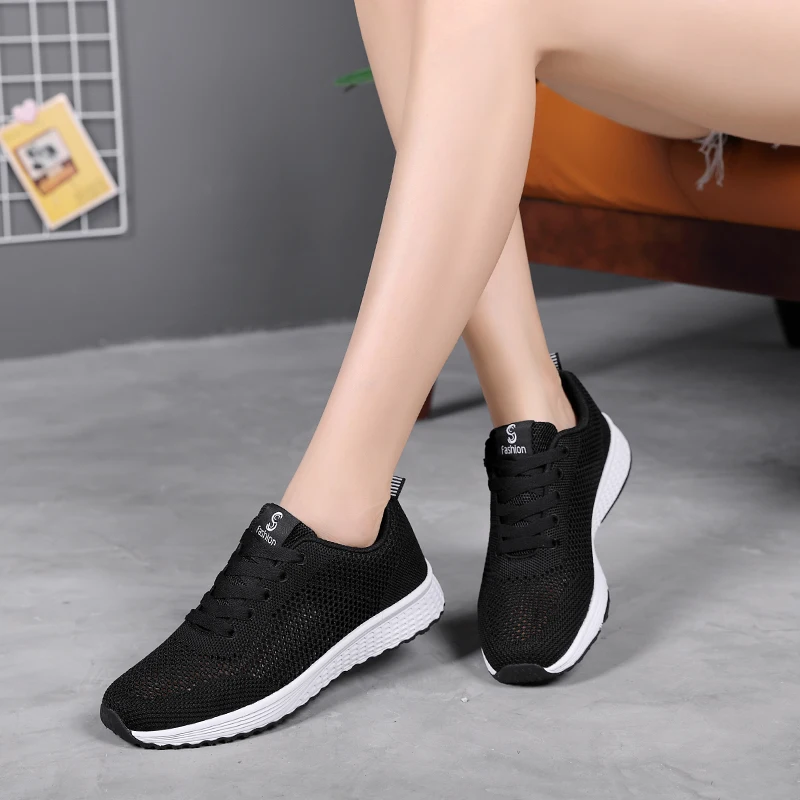Zapatos deportivos de marca para mujer, zapatillas de Tenis transpirables  de tela para Fitness, Tenis para caminar y trotar, 2019|Zapatos de tenis| -  AliExpress