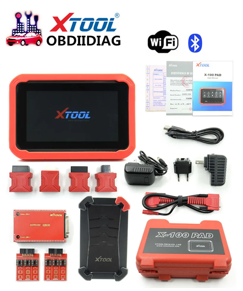 XTOOL X100 PAD Auto Key Programmer X 100 PAD with EEPROM adapter