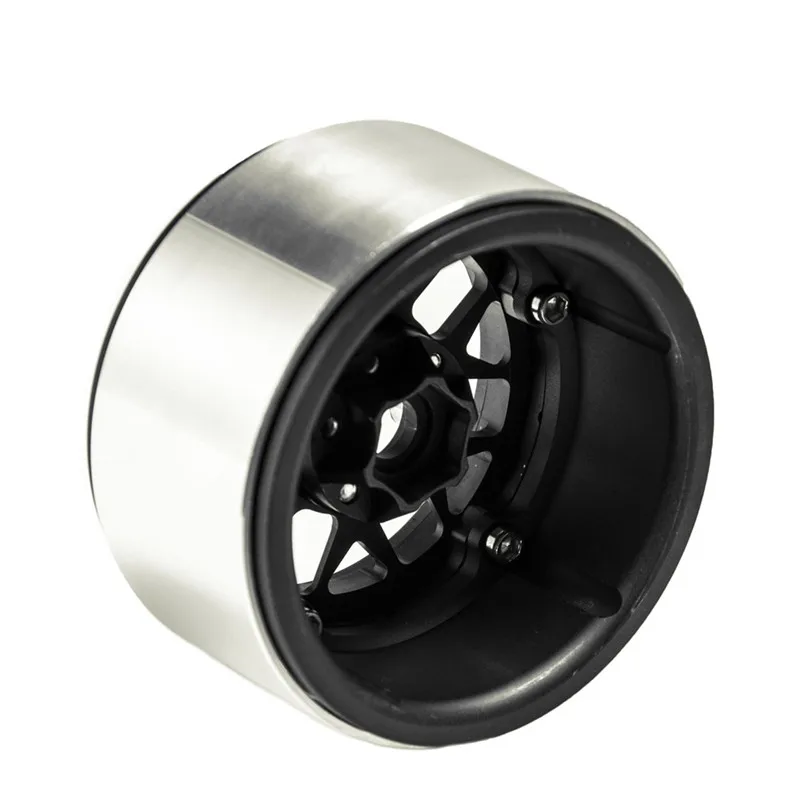 Высокое качество 2,2 дюймов сплав Beadlock Колесные диски RC 1:10 рок гусеничные колеса диски концентратор для RC Гусеничный осевой SCX10 Wraith 90018