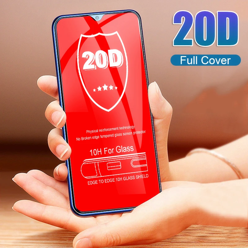 

20D Curved Tempered Glass The For Xiaomi Redmi 7 6 5 4X Screen Protector Film For Xiaomi Redmi Note 7 6 5 Pro Protective Glass