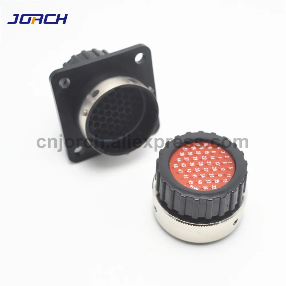 48 pin Aviation connector plug Male and Female